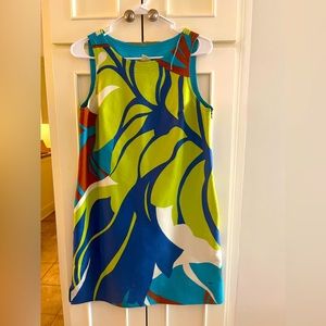 Sz 4 Harold’s designer Shift dress with flat side pockets!